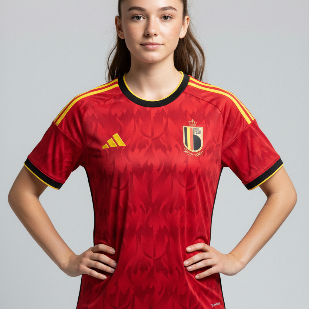Maillot Belgique Domicile Coupe du Monde 2026