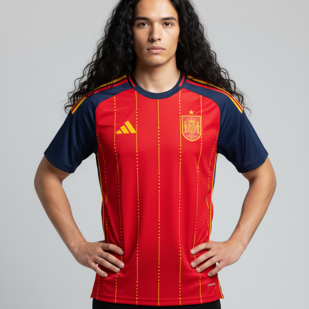 Maillot Espagne Domicile Coupe du Monde 2026