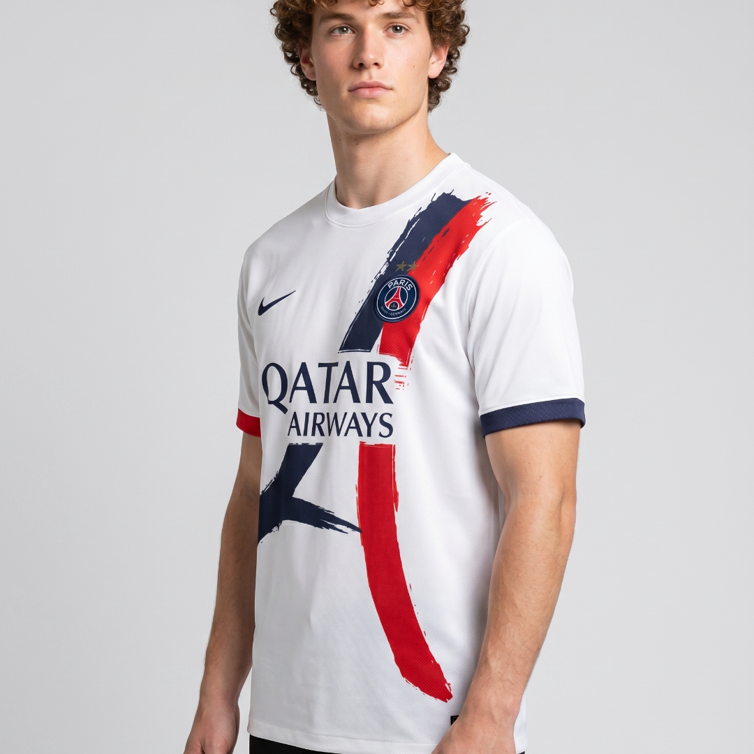 Maillot PSG Champions d'Europe Back 2 Back Extérieur 2025/2026