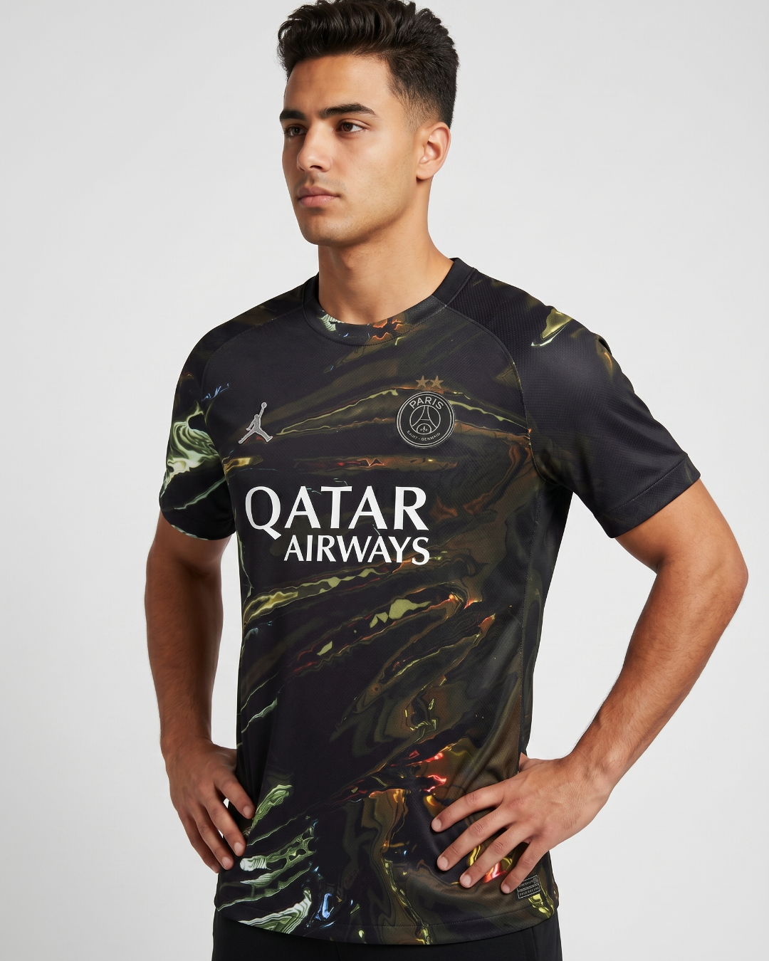 Maillot PSG Champions d'Europe Back 2 Back Jordan Night Edition 2025/2026