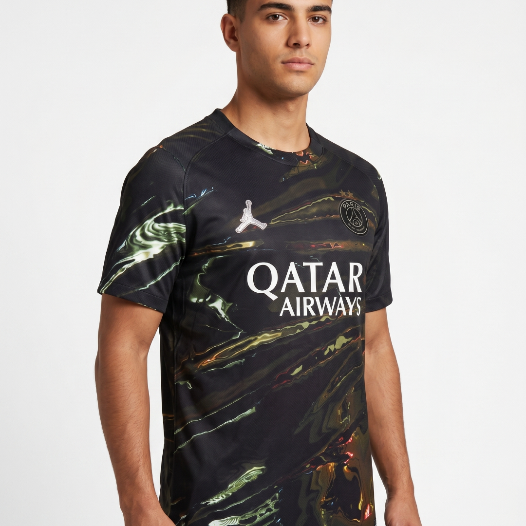 Maillot PSG Champions d'Europe Back 2 Back Jordan Night Edition 2025/2026