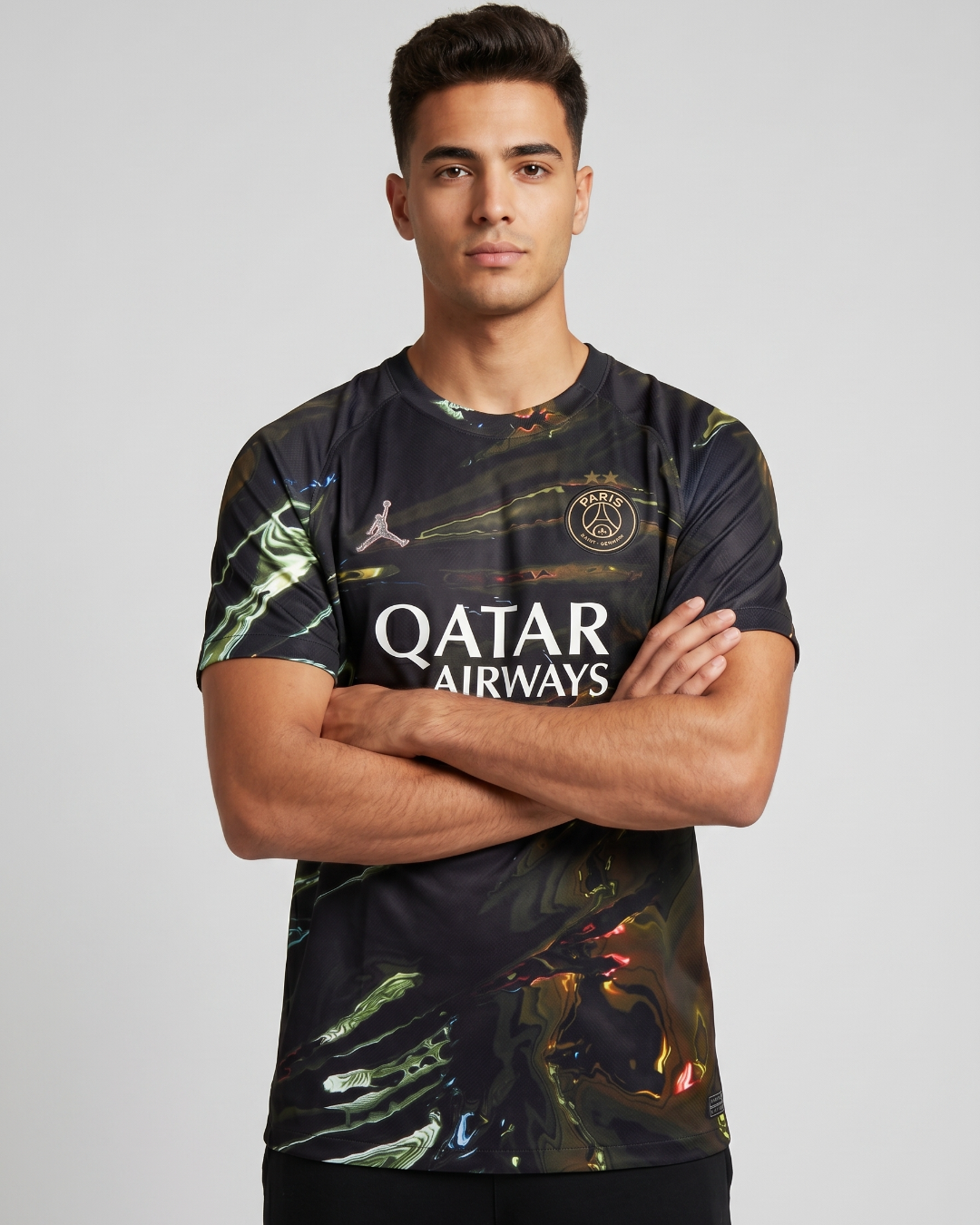 Maillot PSG Champions d'Europe Back 2 Back Jordan Night Edition 2025/2026