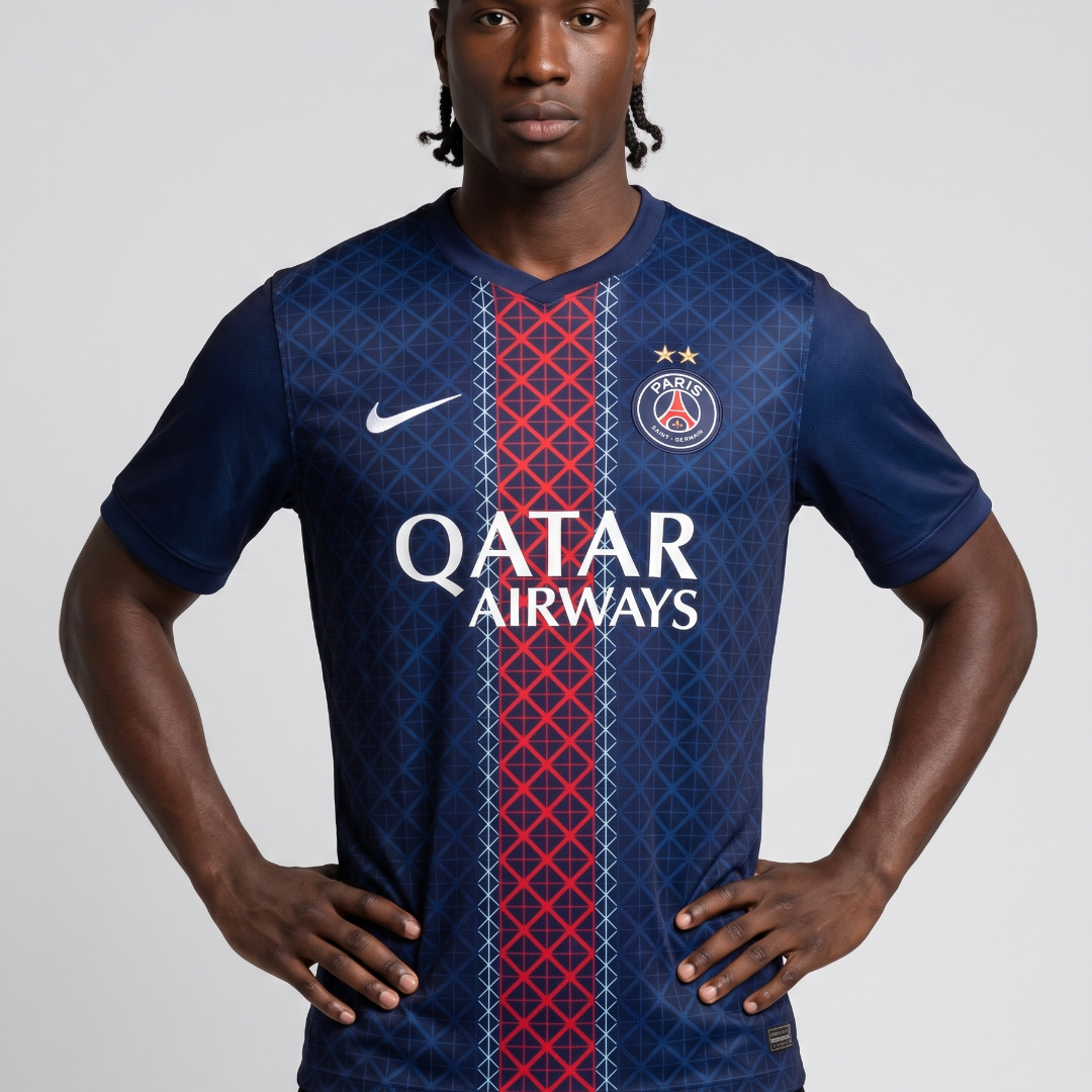 Maillot PSG Champions d'Europe Back 2 Back Domicile 2025/2026