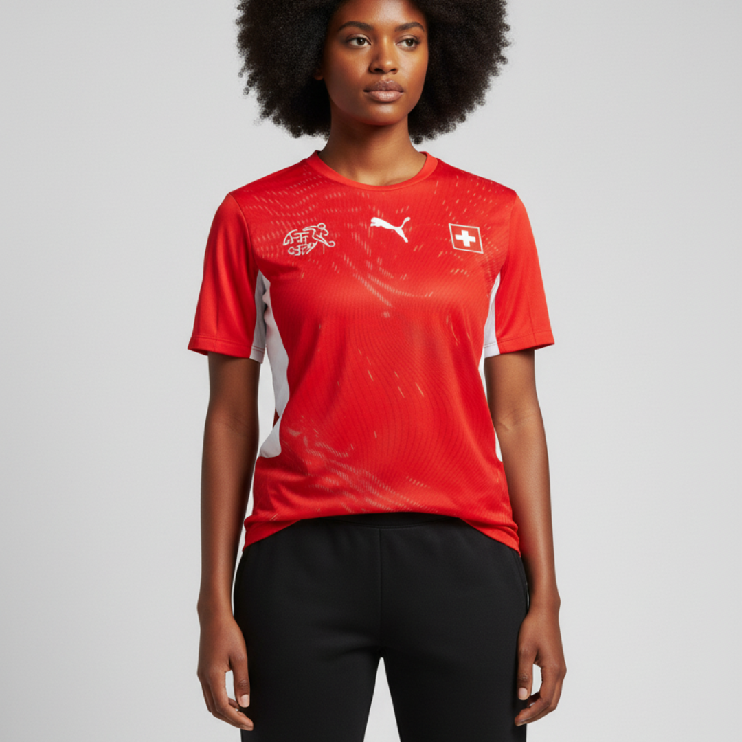 Maillot Suisse Domicile Coupe du Monde 2026